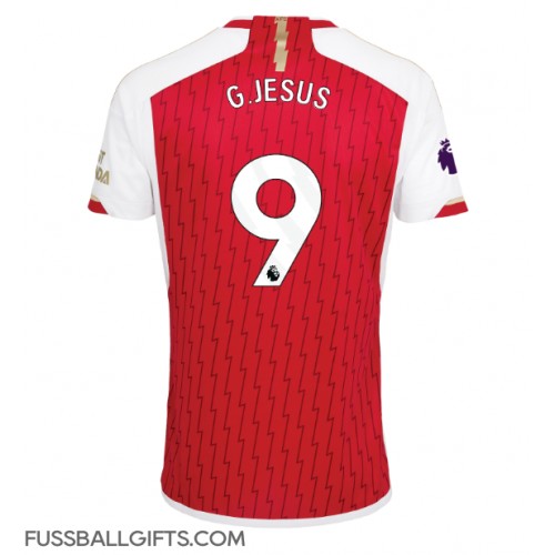 Arsenal Gabriel Jesus #9 Fußballbekleidung Heimtrikot 2023-24 Kurzarm